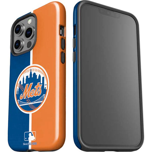 MLB New York Mets Split iPhone 15 Pro Impact Case